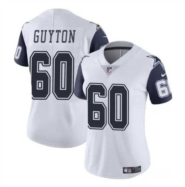 Women's Dallas Cowboys #60 Tyler Guyton White 2024 Draft Color Rush Limited Stitched Jersey Dzhi,We sell and wholesale Women's Dallas Cowboys #60 Tyler Guyton White 2024 Draft Color Rush Limited Stitched Jersey Dzhi on line form chian!
